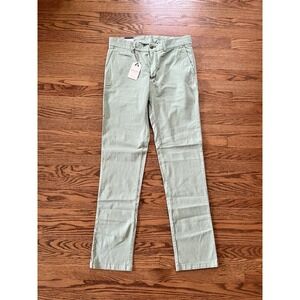 NWT BALLIN Atwater Basil Flat Front Pants Chino‎ 32 x 34 Modern Fit $175 MSRP
